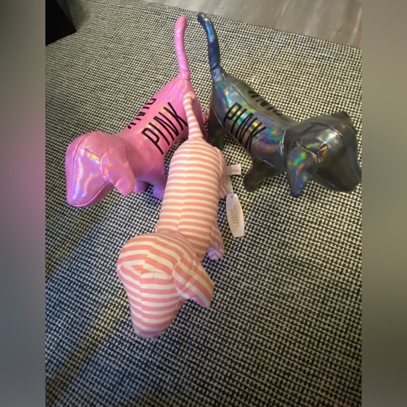 Pink by Victoria Secret Accessories - Three Pink by Victoria Secret dogs